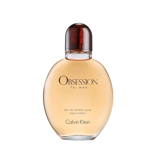 Calvin Klein Obsession for Men Eau de Toilette β Ambery Men's Cologne β With Notes of Bergamot, Mandarin, Lavender & Musk β Long Lasting Fragrance