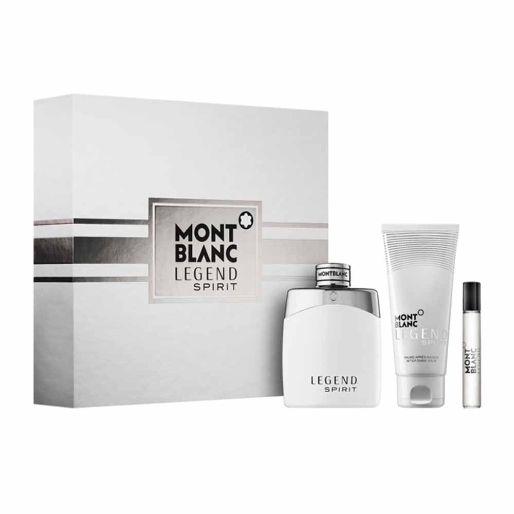 Mont Blanc Legend Spirit Men's Eau de Toilette Set Fresh Signature Scent