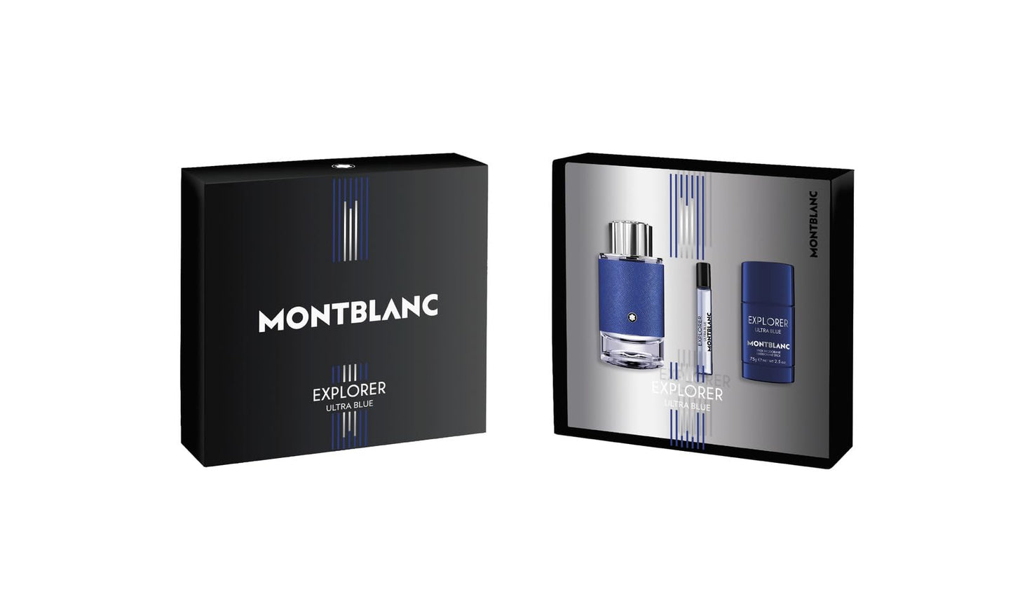 Mont Blanc Explorer Ultra Blue Eau de Parfum Set for Men 3.4 oz