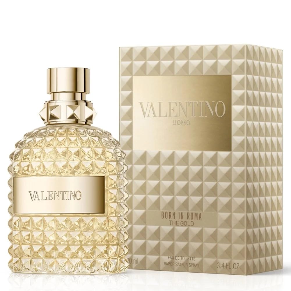 VALENTINO UOMO BORN IN ROMA THE GOLD 3.4 EAU DE TOILETTE SPRAY