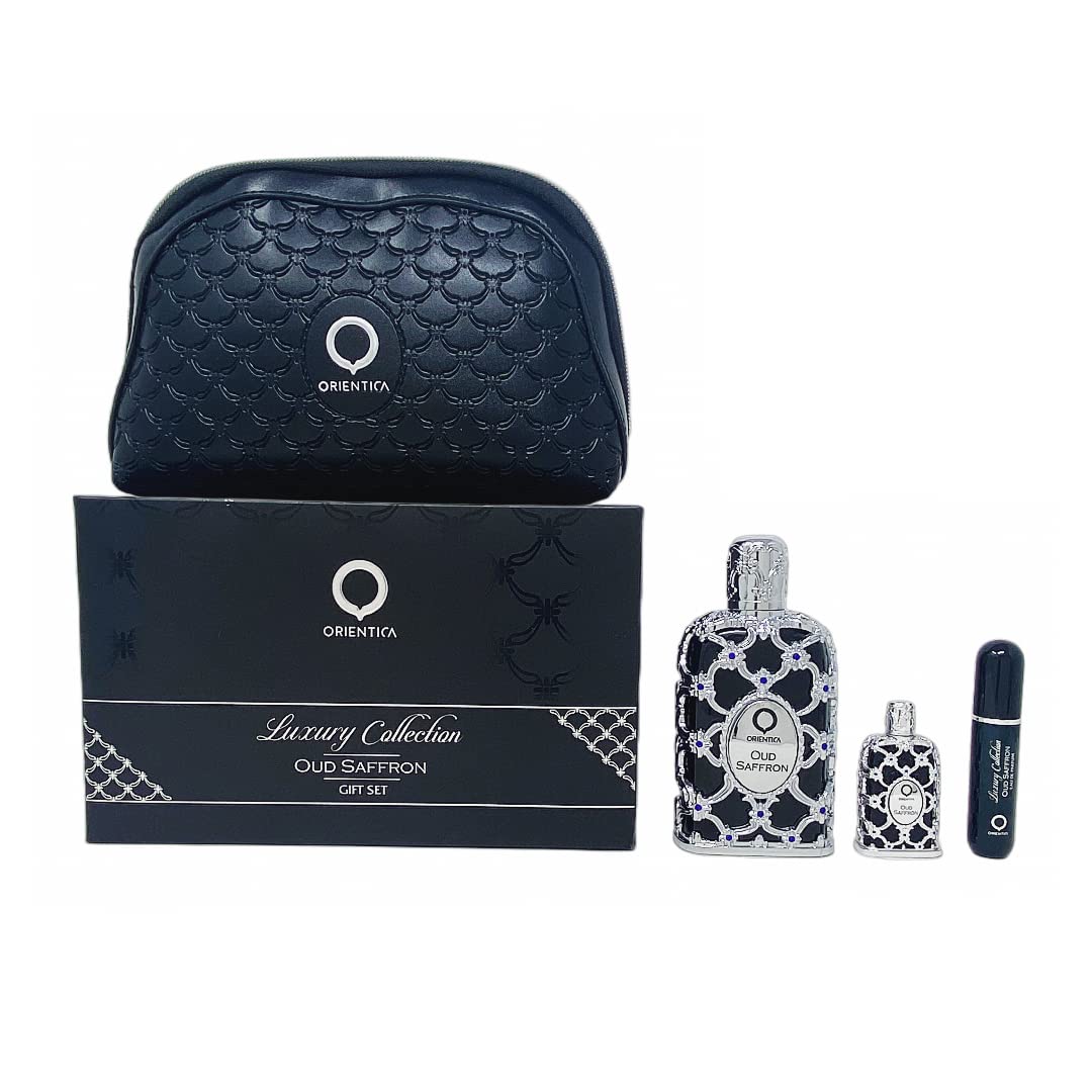 SET ORIENTICA OUD SAFFRON 2.7 +MINI +ATOMIZER + BAG
