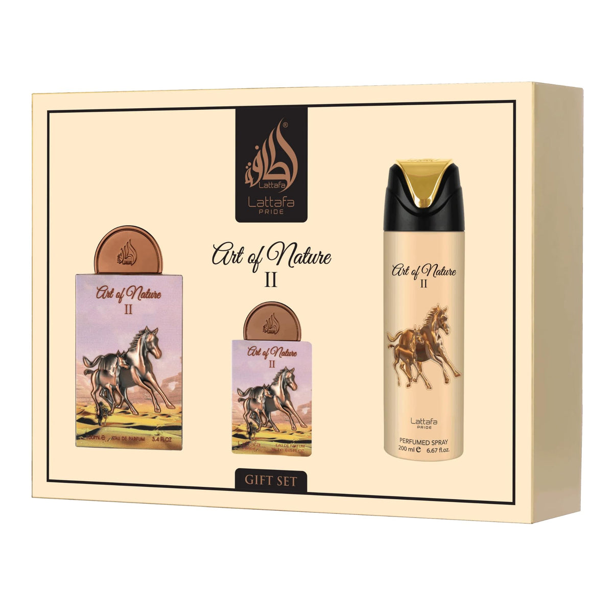 Lattafa Art of Nature II Eau de Parfum Unisex 3 - Piece Set - 1 Oz (30 mL)