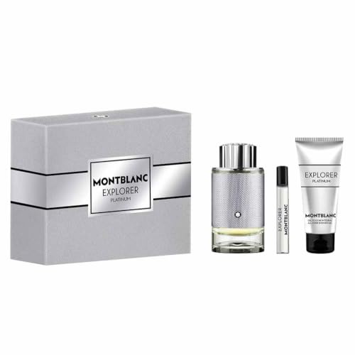 MONT BLANC EXPLORER PLATINUM SET 3.4 EDP/S, 3.4 GEL, 7.5 ML MINI