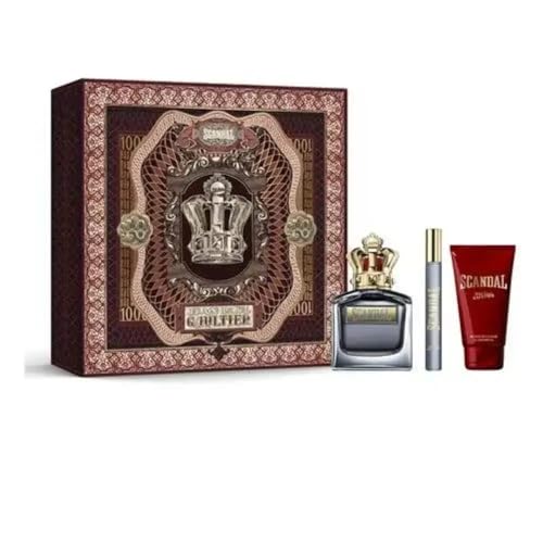 Jean Paul Gaultier Scandal Men's Set Eau De Toilette Bold Scent 3.4 Oz