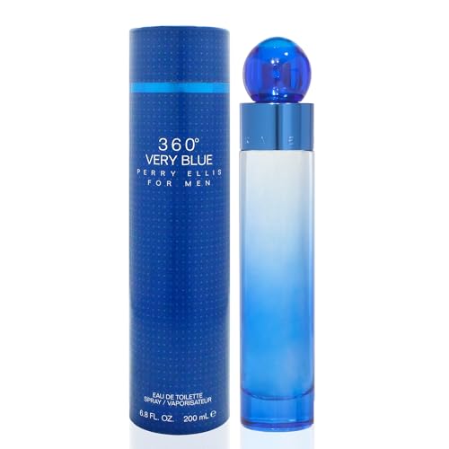 Perry Ellis 360 Very Blue Eau de Toilette for Men 6.8 oz