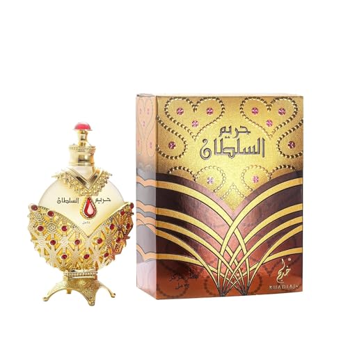 Khadlaj Hareem Al Sultan Gold Unisex Perfume Oil - Exotic and Luxurious Fragrance Experience