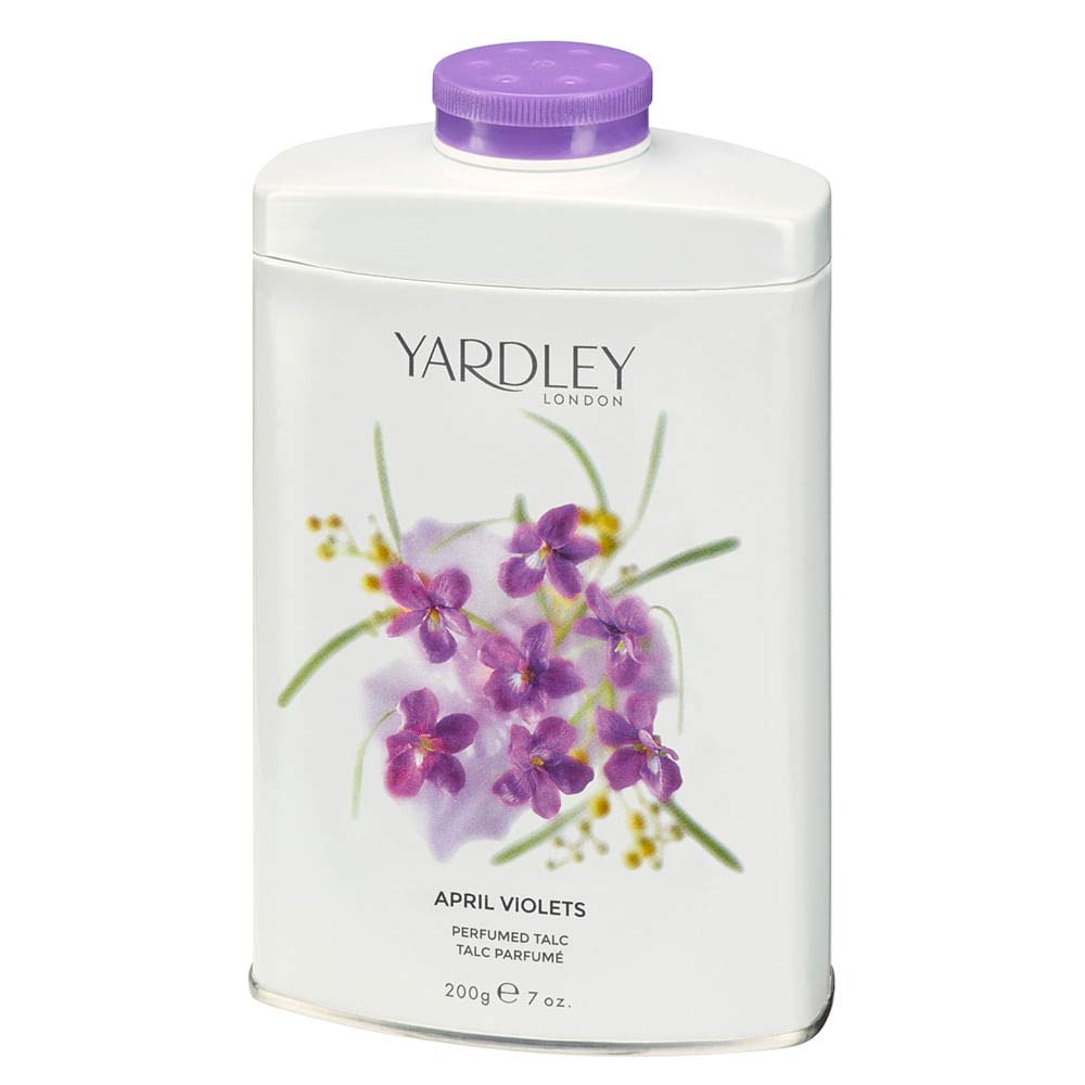 Yardley April Violets Perfumed Talc 7 oz