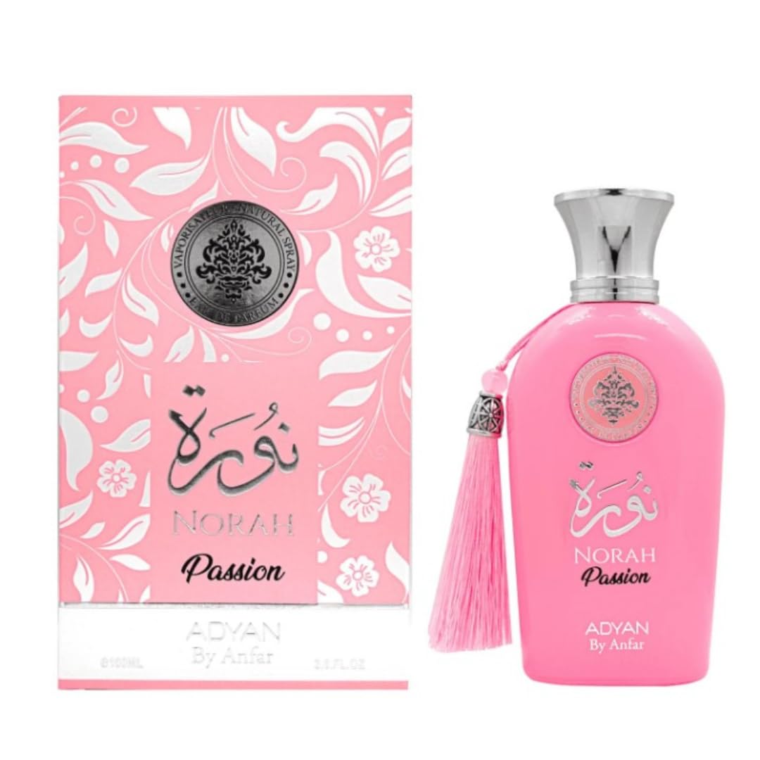 ADYAN Norah Passion 100 ML (3.4 fl oz) I Premium Floral Perfume I Captivating Fragrance I Long-Lasting Elegance I Unforgettable Scent I Exquisite Floral Notes I Twist of YARA