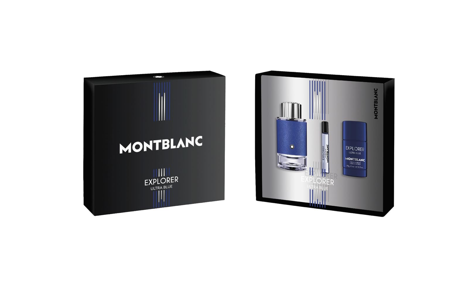 Mont Blanc Explorer Ultra Blue Eau de Parfum Set for Men 3.4 oz