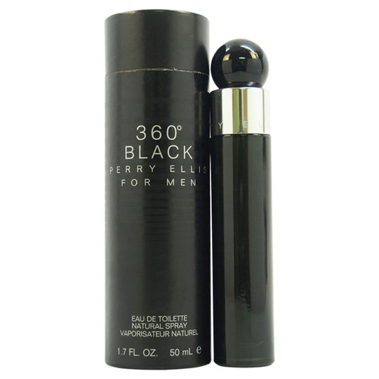 Perry Ellis 360 Black Eau de Toilette for Men 1.7oz