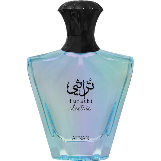Afnan Turathi Electric Unisex Eau de Parfum with Captivating Aroma