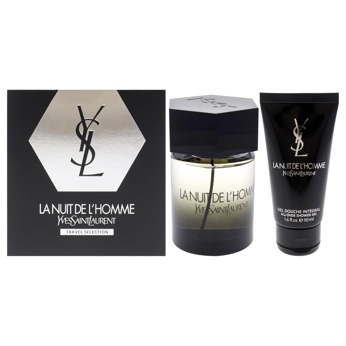 Yves Saint Laurent La Nuit De L'Homme Men's Eau de Toilette Fragrance Set for Nighttime Elegance