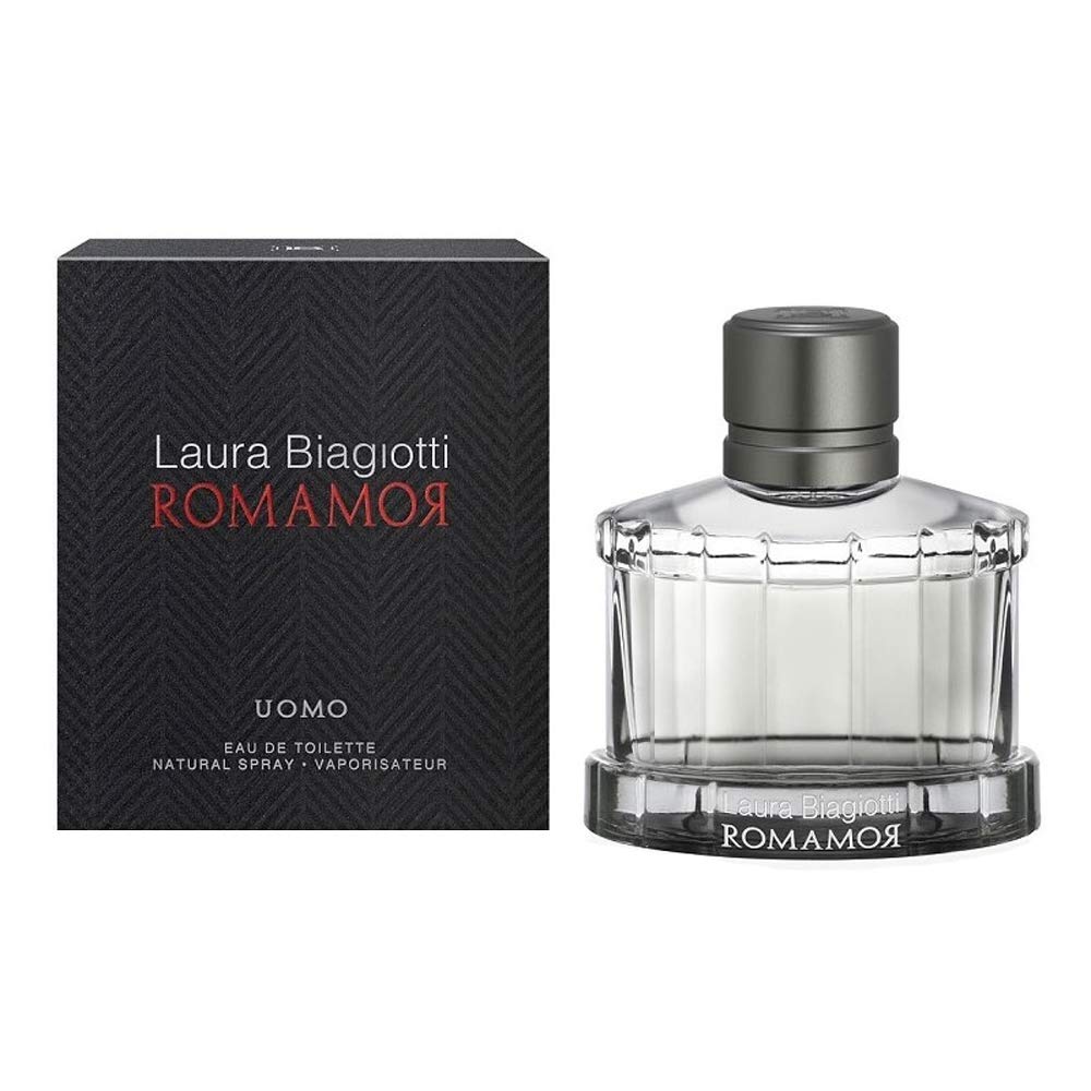 Laura Biagiotti Romamor Uomo Eau de Cologne for Men - 2.5 Oz (73.93 mL)