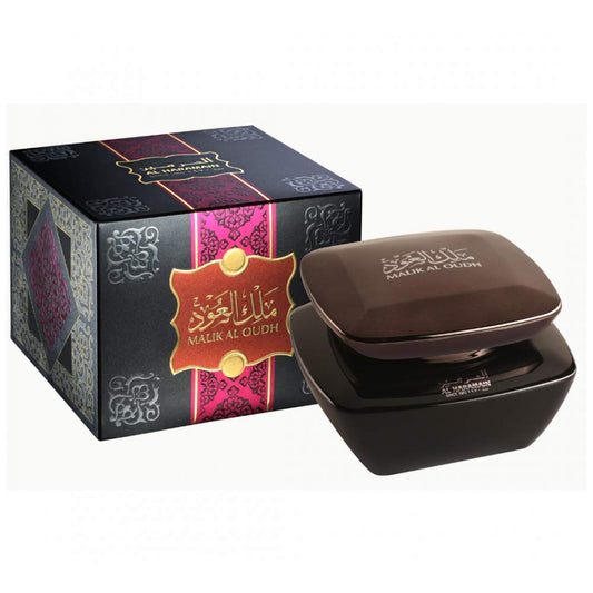 Al Haramain Malik Al Oudh Arabian Bukhoor - Premium Arabic Bakhoor Incense - Long-Lasting Fragrance - Islamic, Eid & Ramadan Gifts - Perfect for Home, Prayer, Meditation, Relaxation - 75 gm