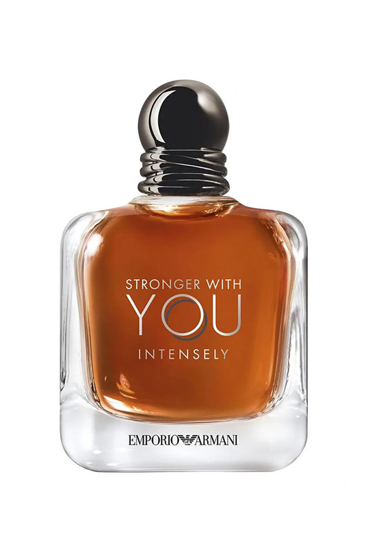 GIORGIO ARMANI Emporio Stronger With You Intensely for Men Eau De Parfum, Clean, 3.4 Fl Oz