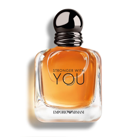 Armani beauty - Stronger With You - Eau de Toilette - Cologne for Men - Warm Spicy Fragrance - Chestnut, Lavender, Tender Sage, Vanilla Notes - 1.7 Fl Oz