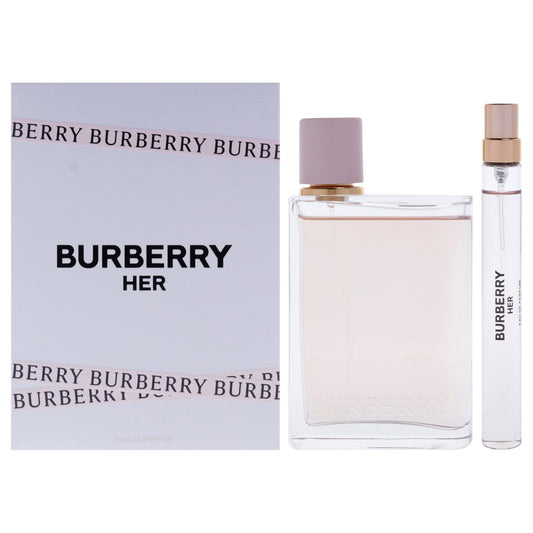 Burberry Her Eau de Parfum Set for Women 3.3oz + 0.33oz
