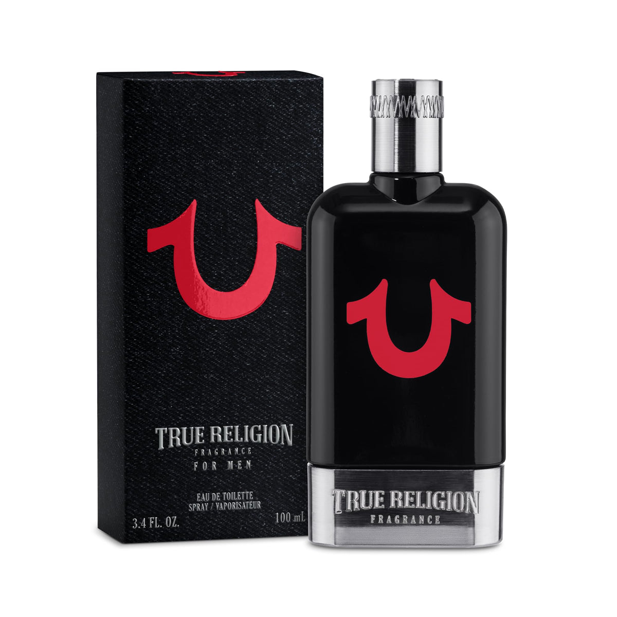 TRUE Religion Black Eau de Toilette for Men 3.4oz