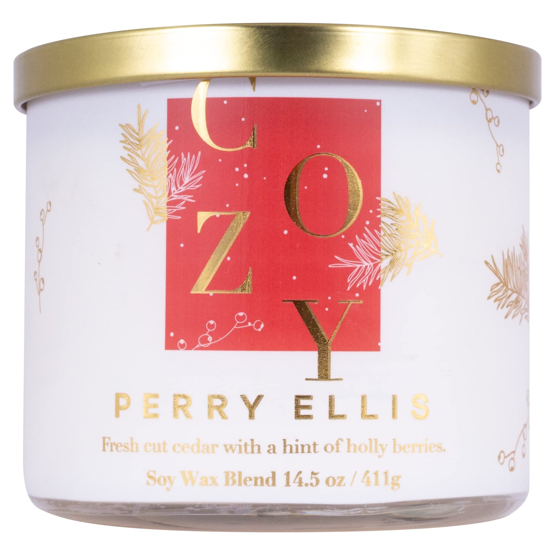 Perry Ellis Cozy Soy Candle Scented Candle