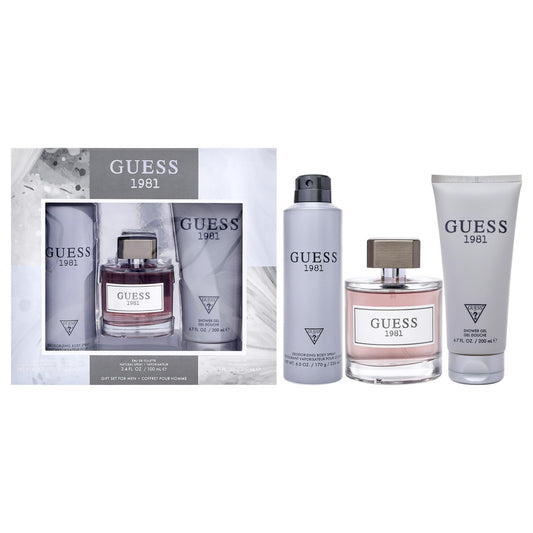 GUESS 1981(M)(W/B)(LI FREE)3PC
