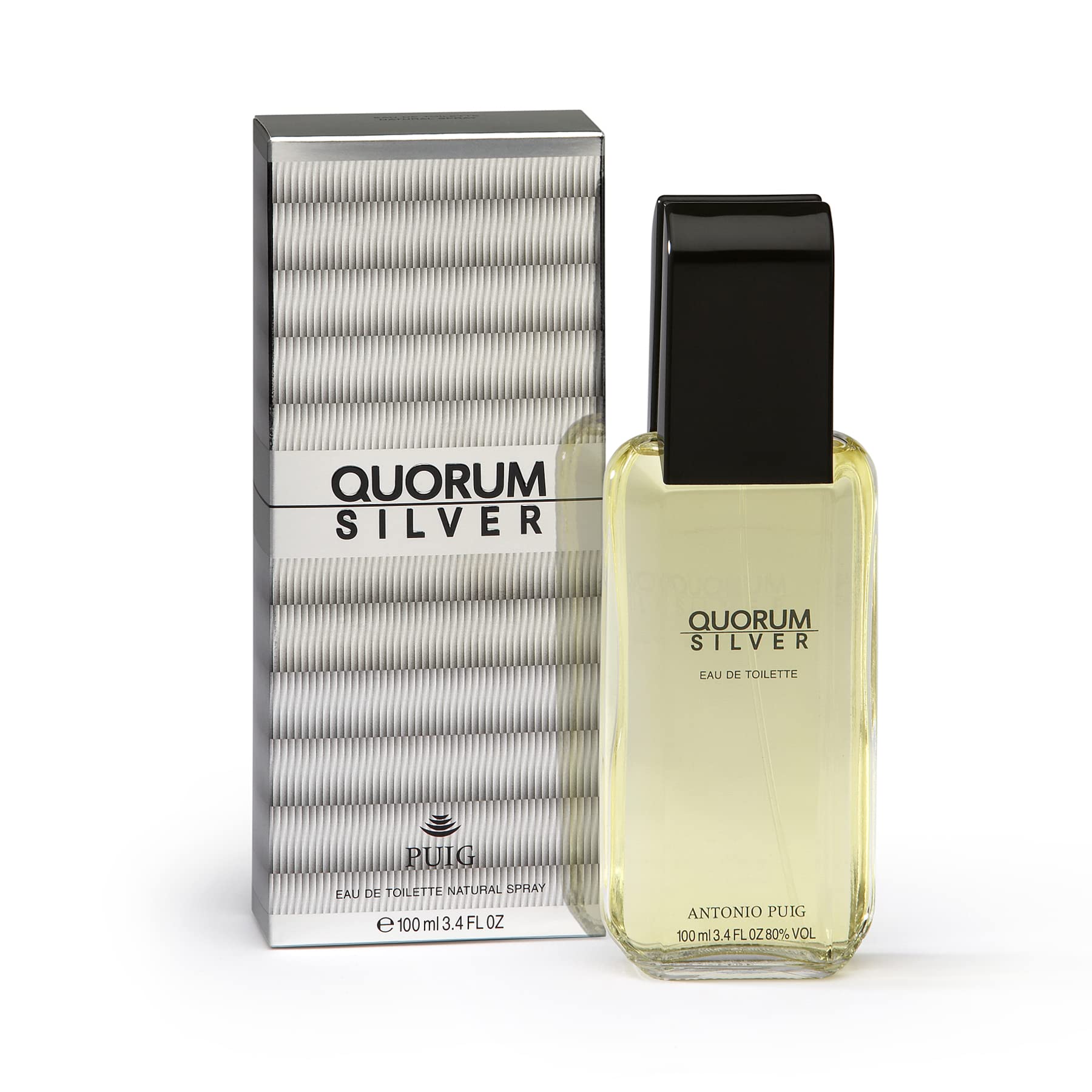 Antonio Puig Quorum Silver (M) EDT 3.4 Oz