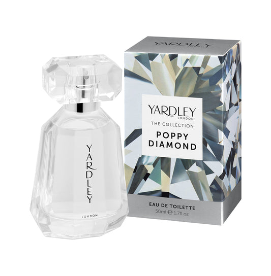 Yardley Poppy Diamond Eau de Toilette for Women 1.7 oz